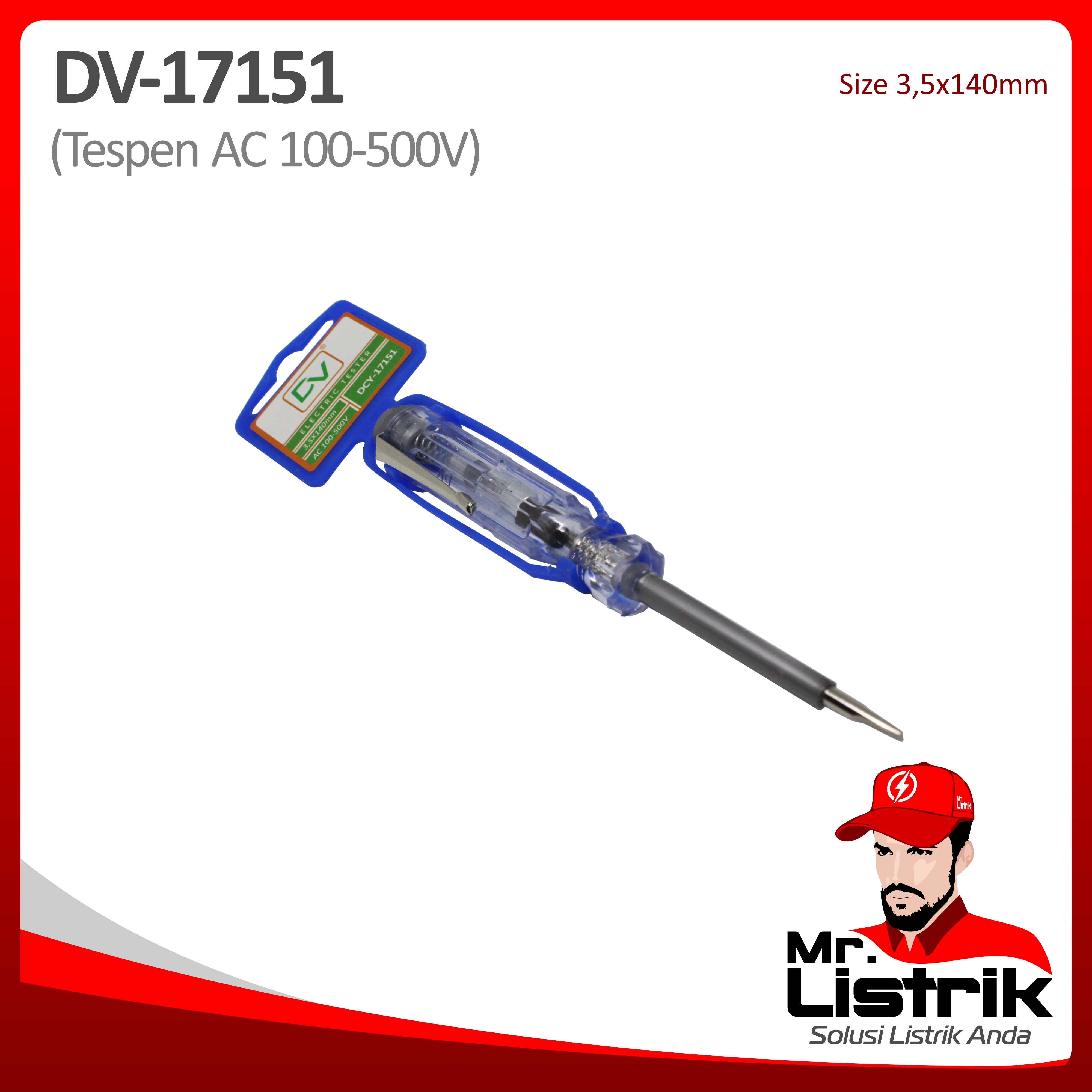 Voltage Tespen AC 100-500V DV 17151