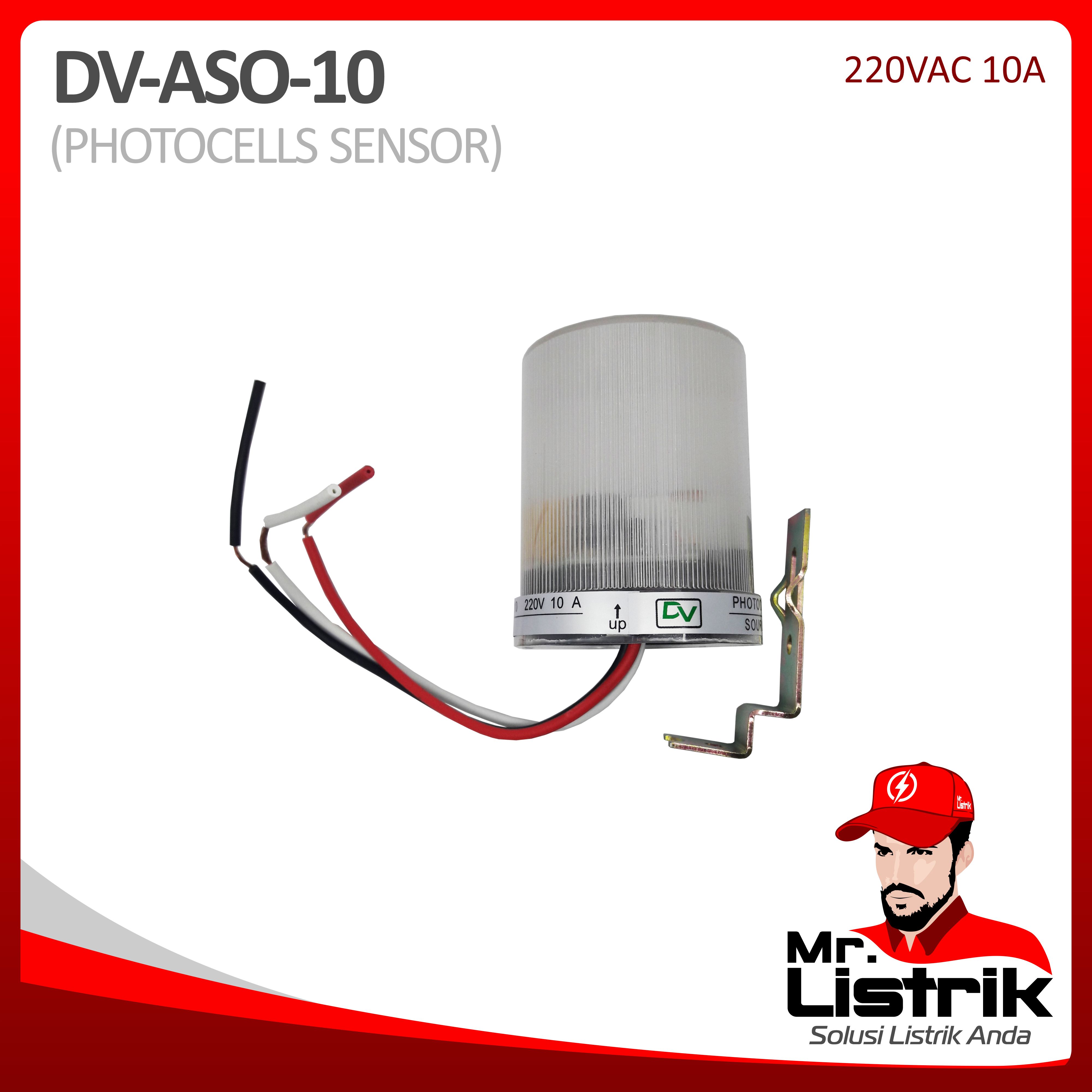 Photo Sensor 10A 220VAC DV ASO-10