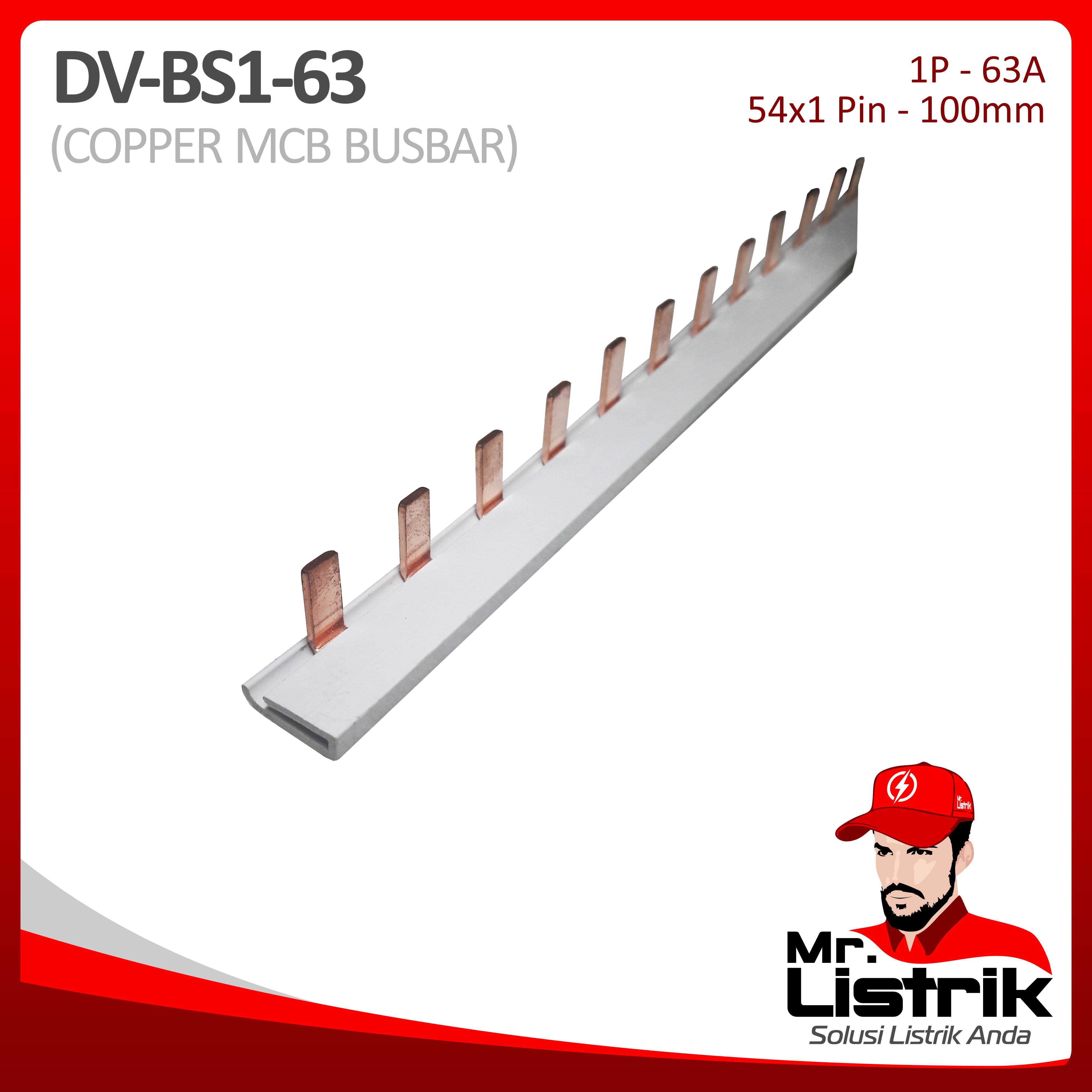 Busbar Sisir 1P 63A DV BS1-63