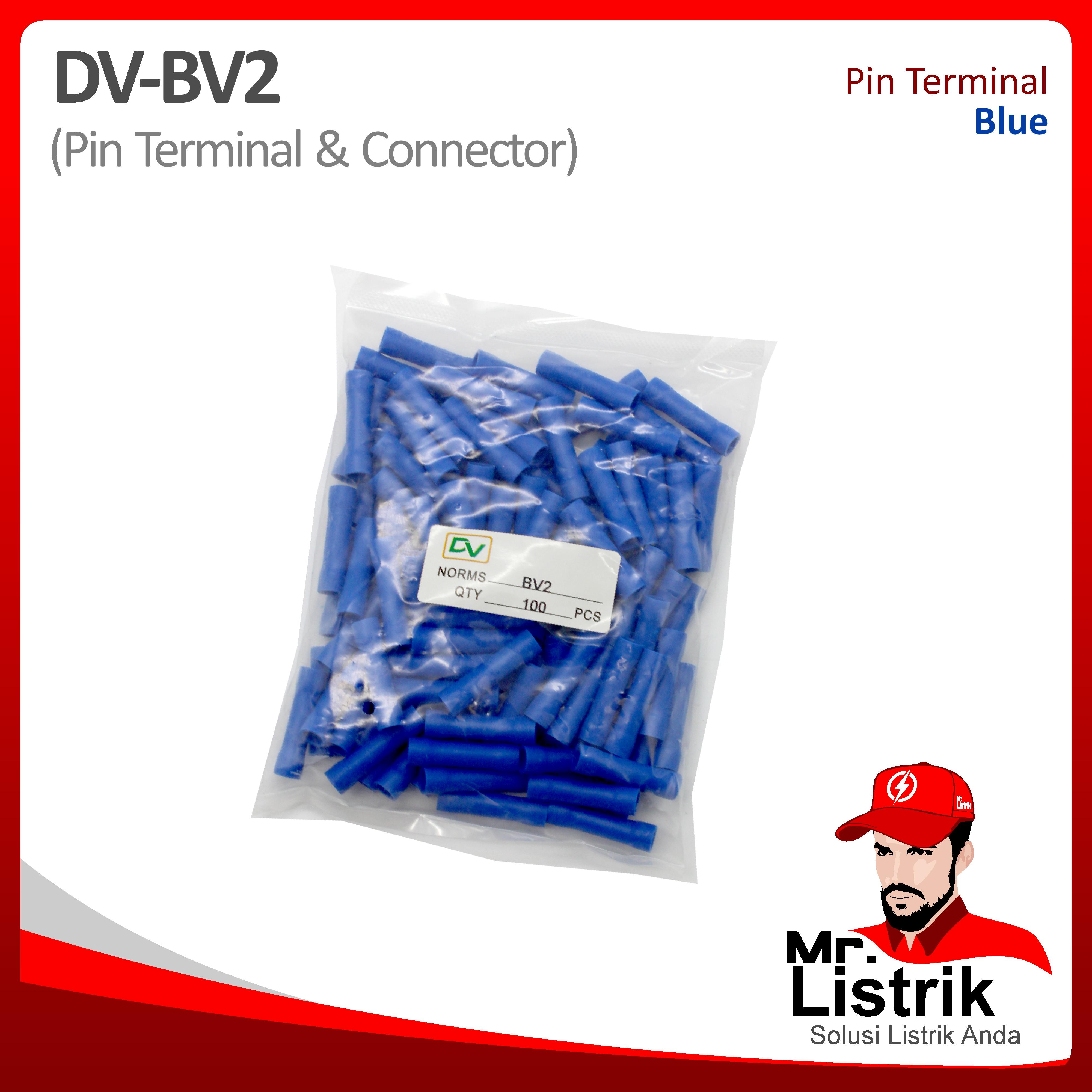 Connector Skun 1.5-2.5mm Blue DV BV2