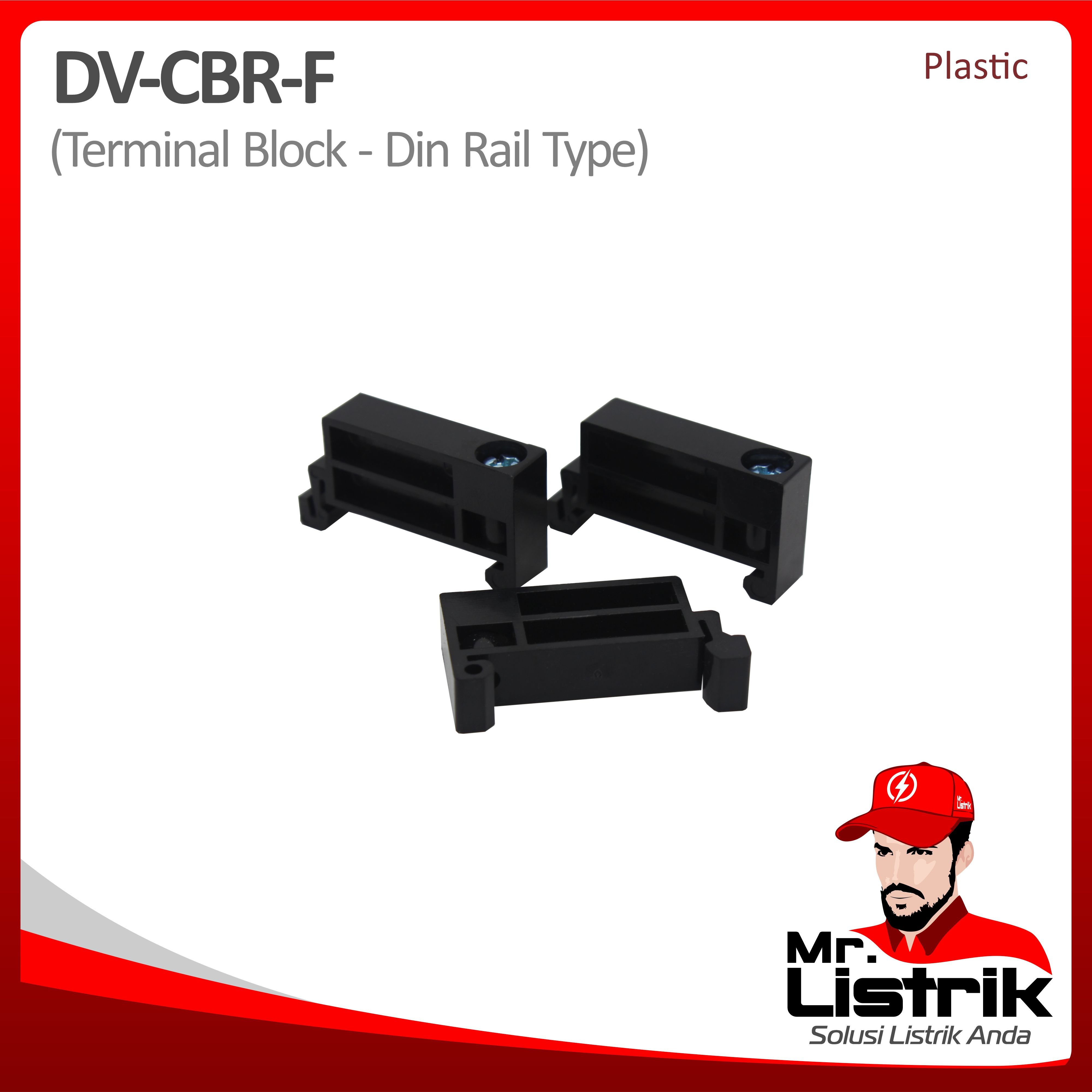 Stopper Terminal Block Plastic DV CBR-F