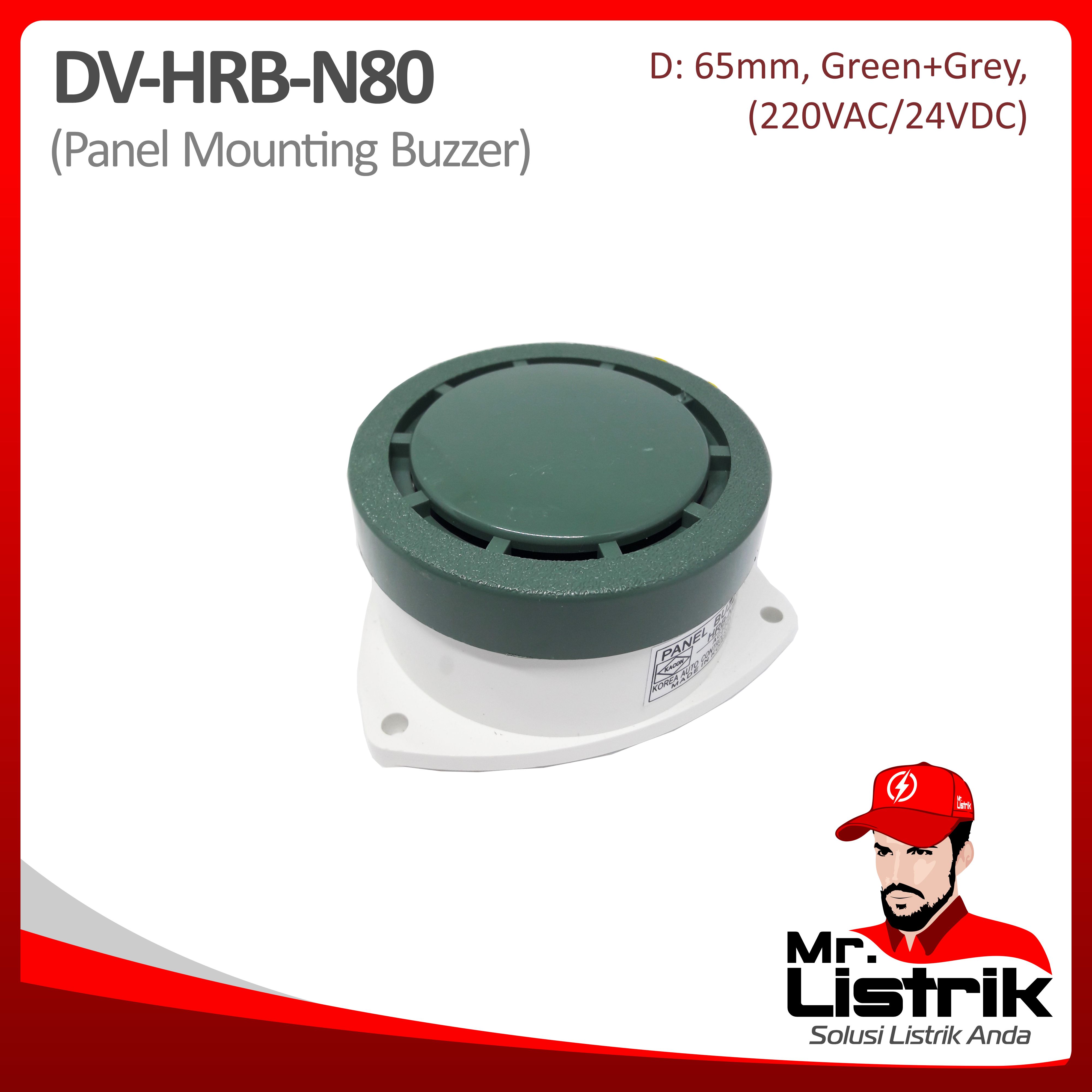 Outbox Buzzer 65mm 24VDC DV HRB-N80-24