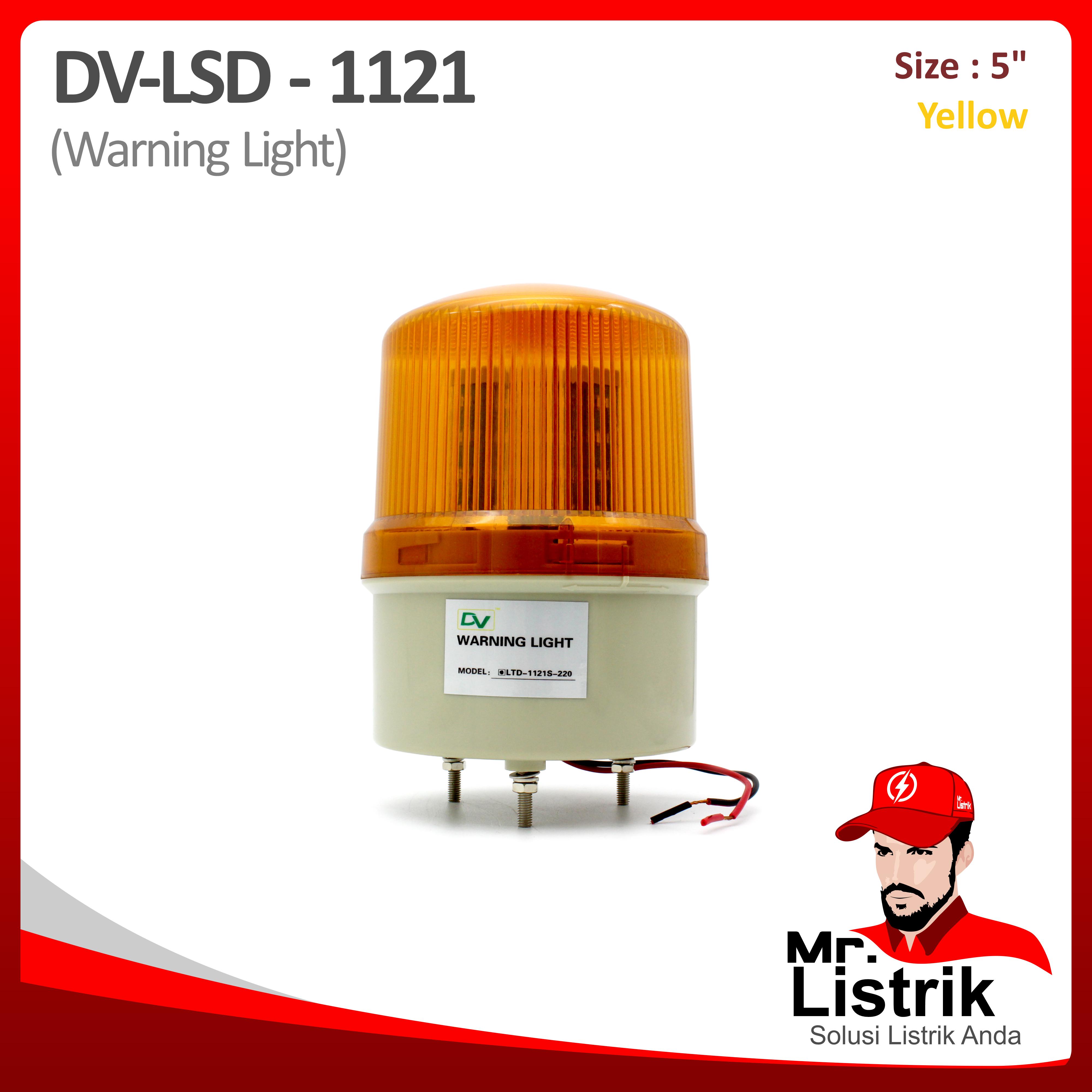 Warning Light LED Strobe 5 Inch 220VAC DV LSD-1121