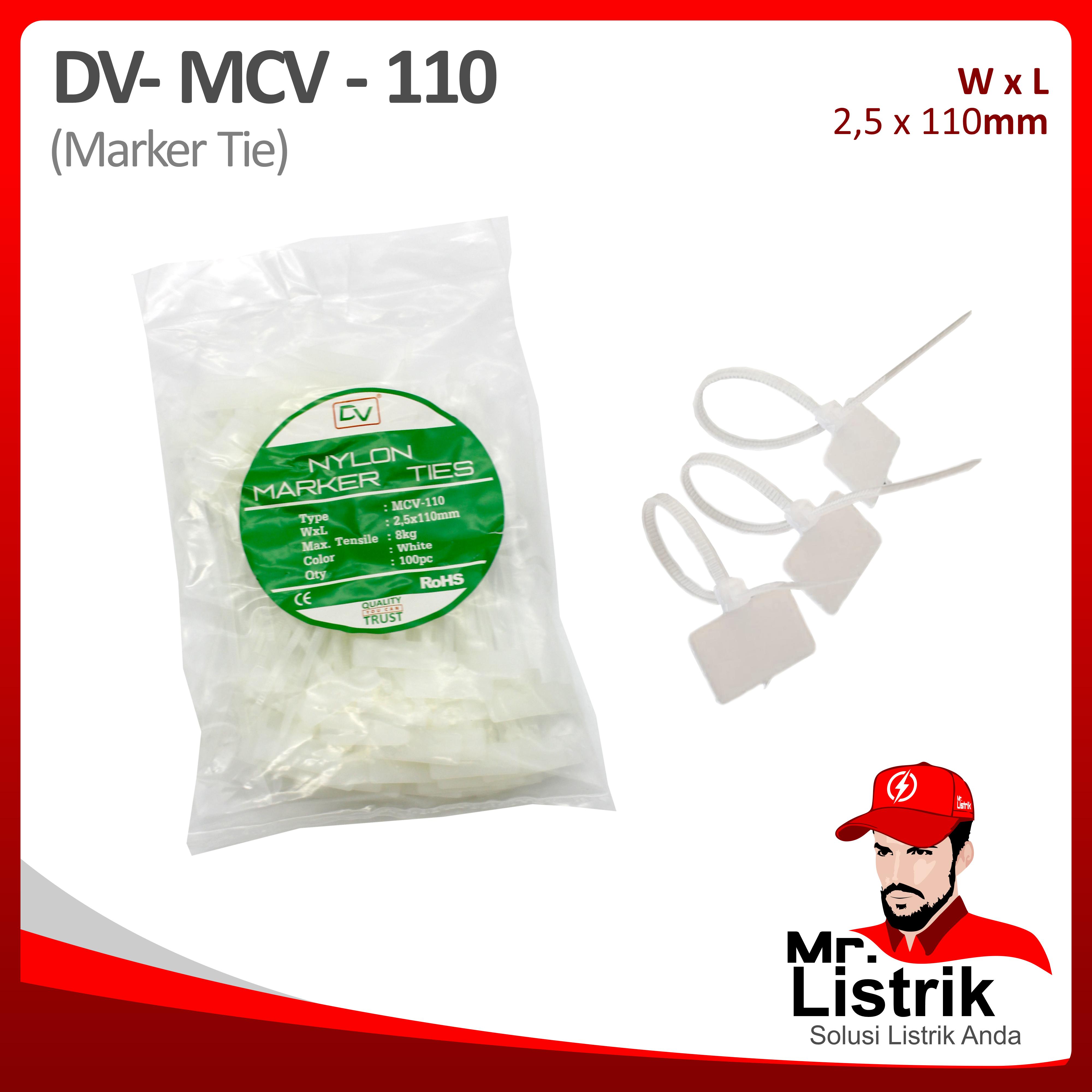 Marker Tie 2.5x110 DV MCV-110
