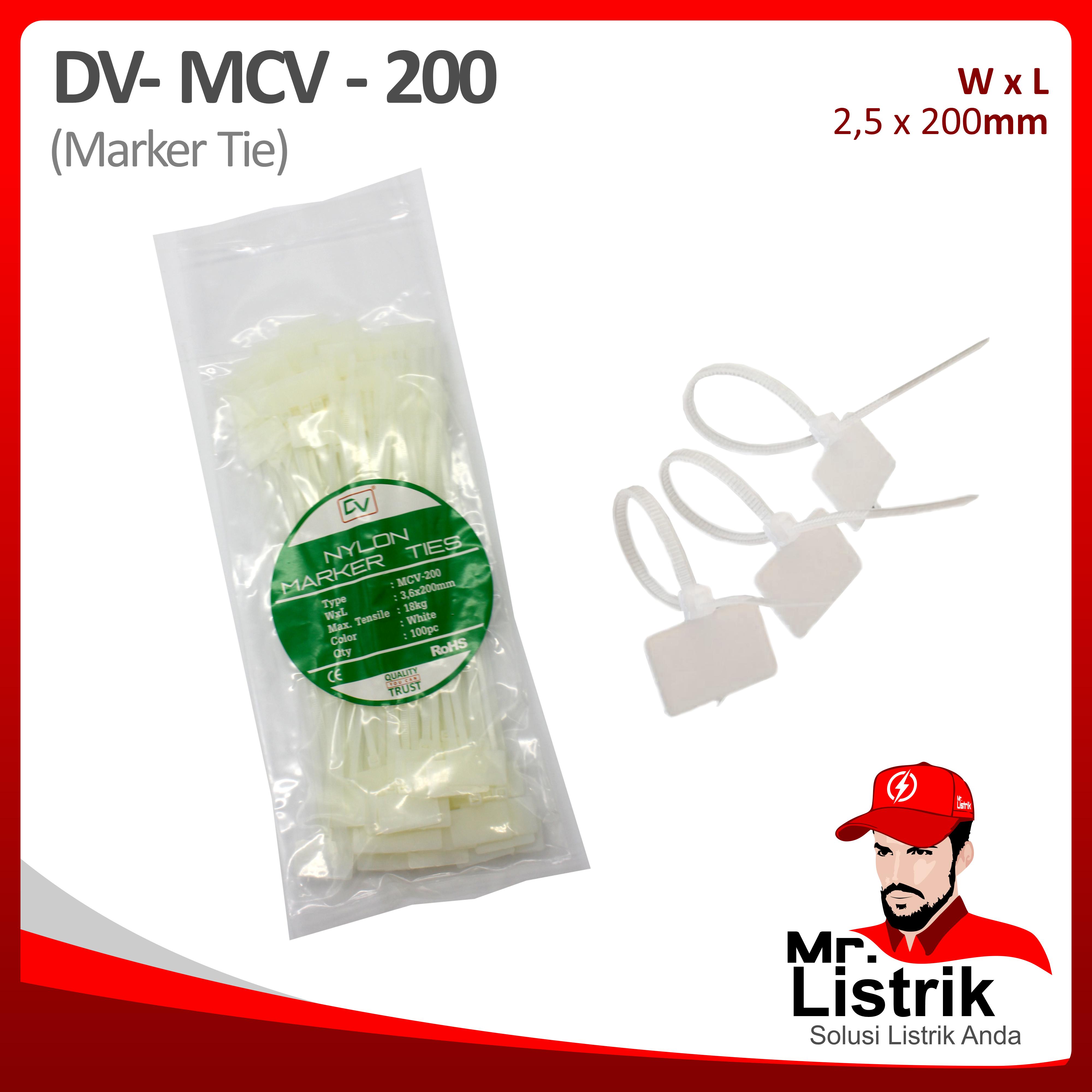 Marker Tie 3.6x200 DV MCV-200