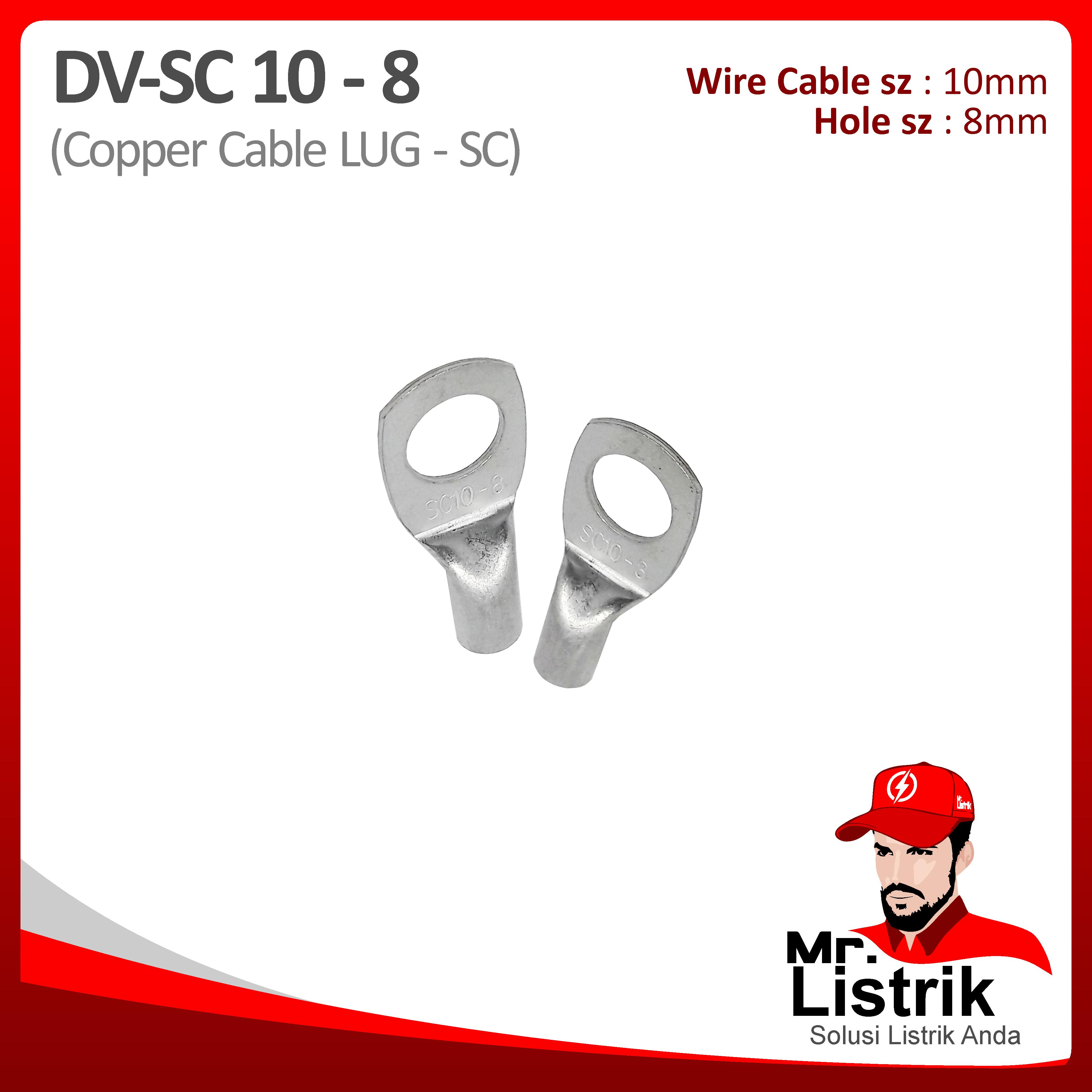 Copper Skun SC 10mm M8 DV SC10-8