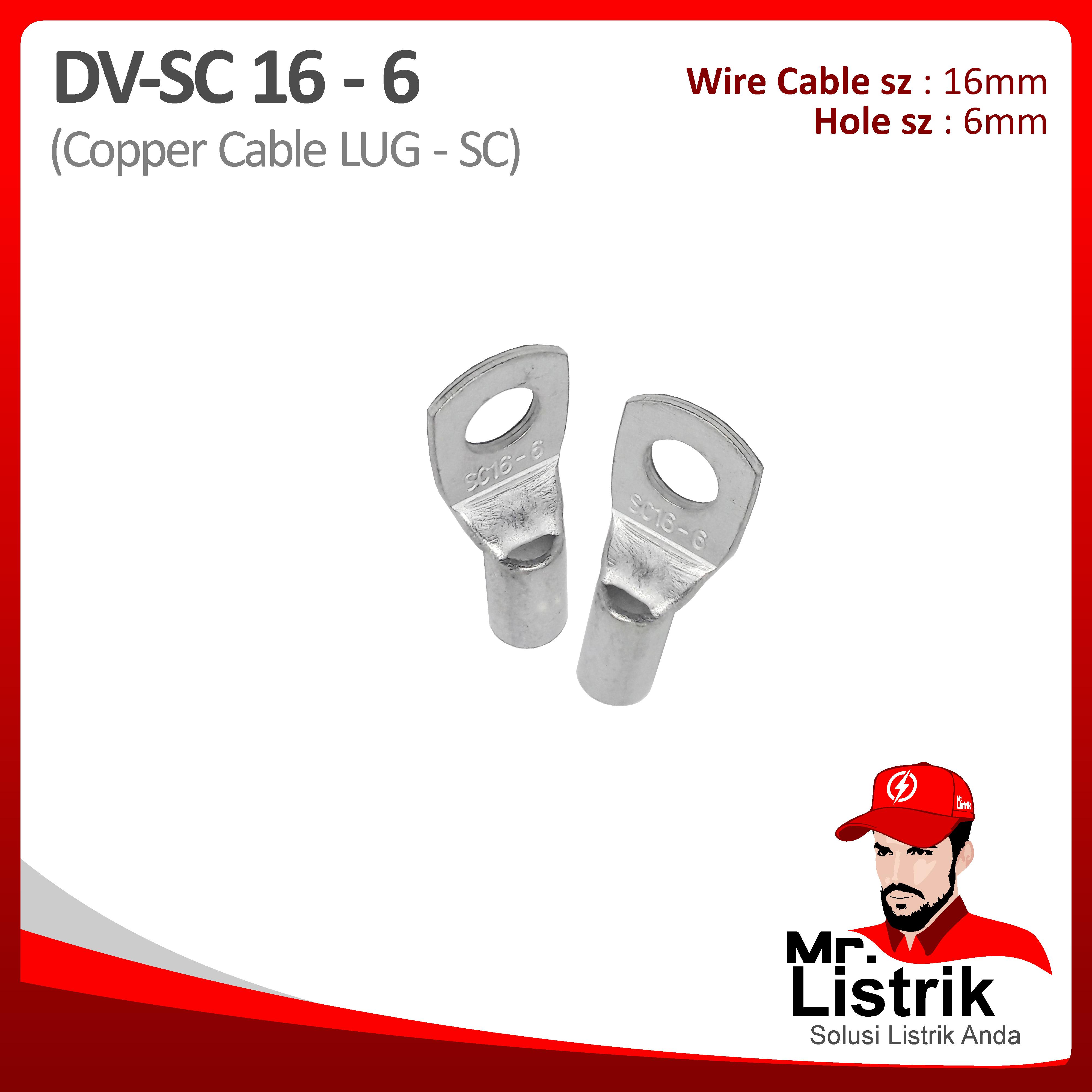 Copper Skun SC 16mm M6 DV SC16-6