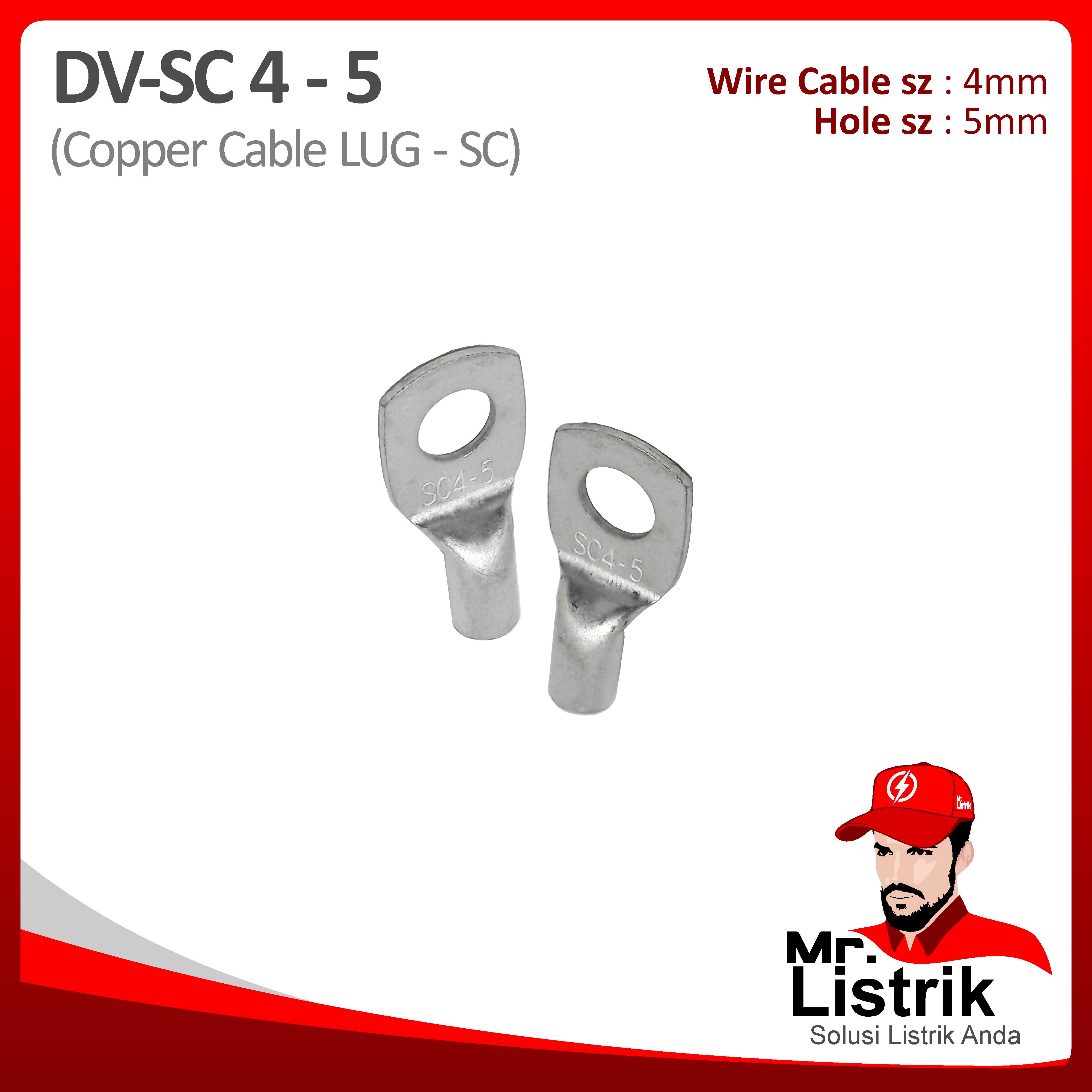 Copper Skun SC 4mm M5 DV SC4-5