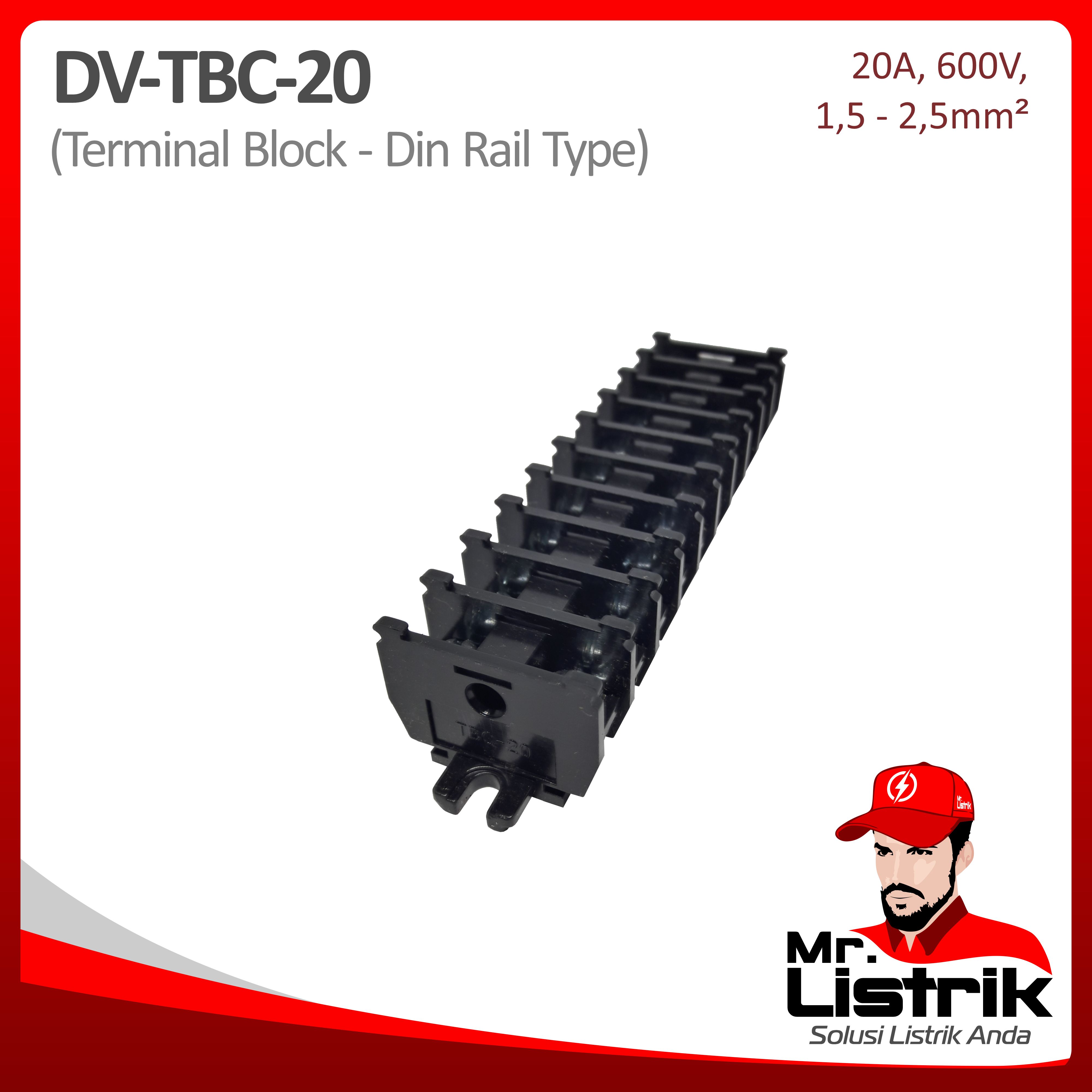 Terminal Block TBC Series 20A DV TBC-20