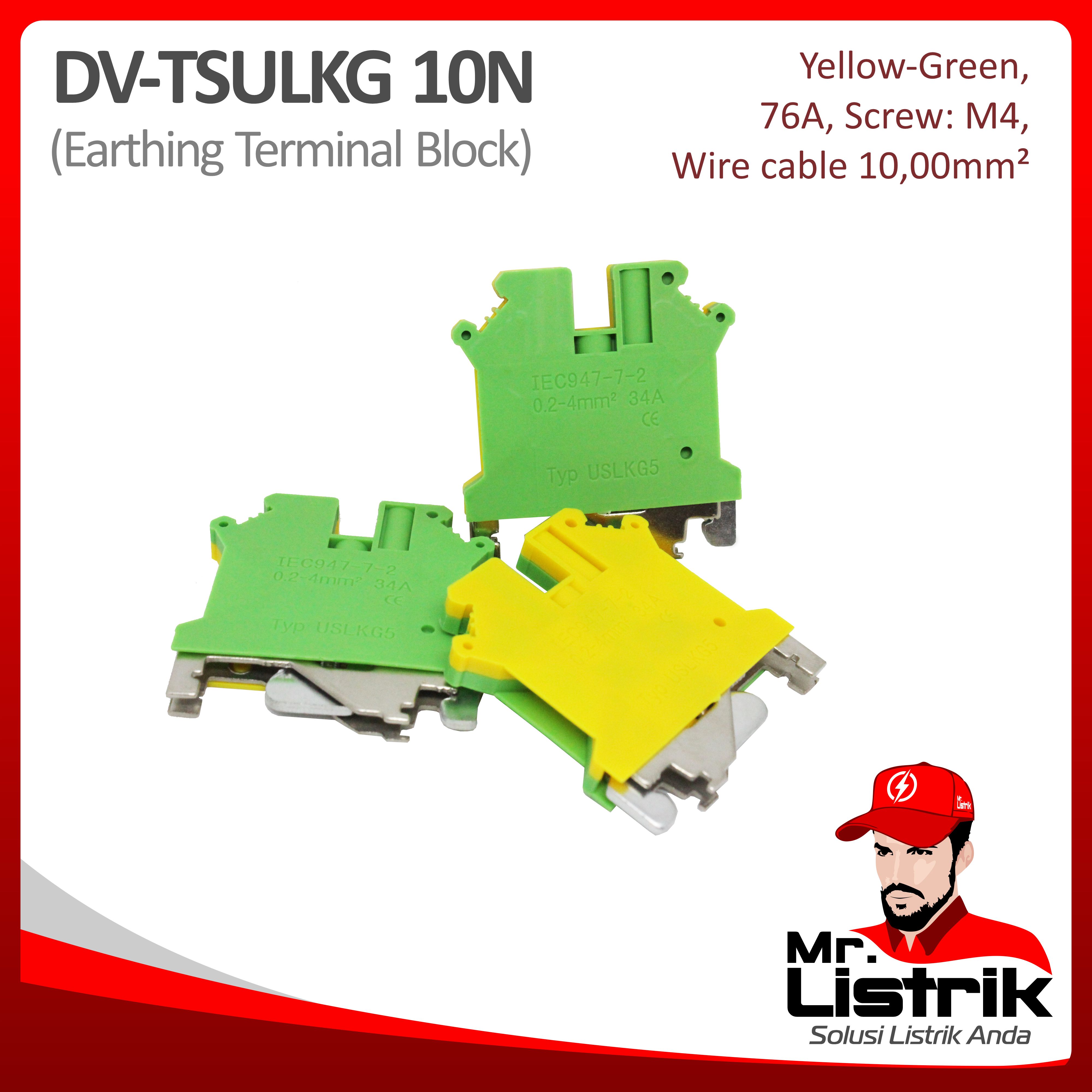 Terminal Block Type TUSLKG 10mm DV TUSLKG-10
