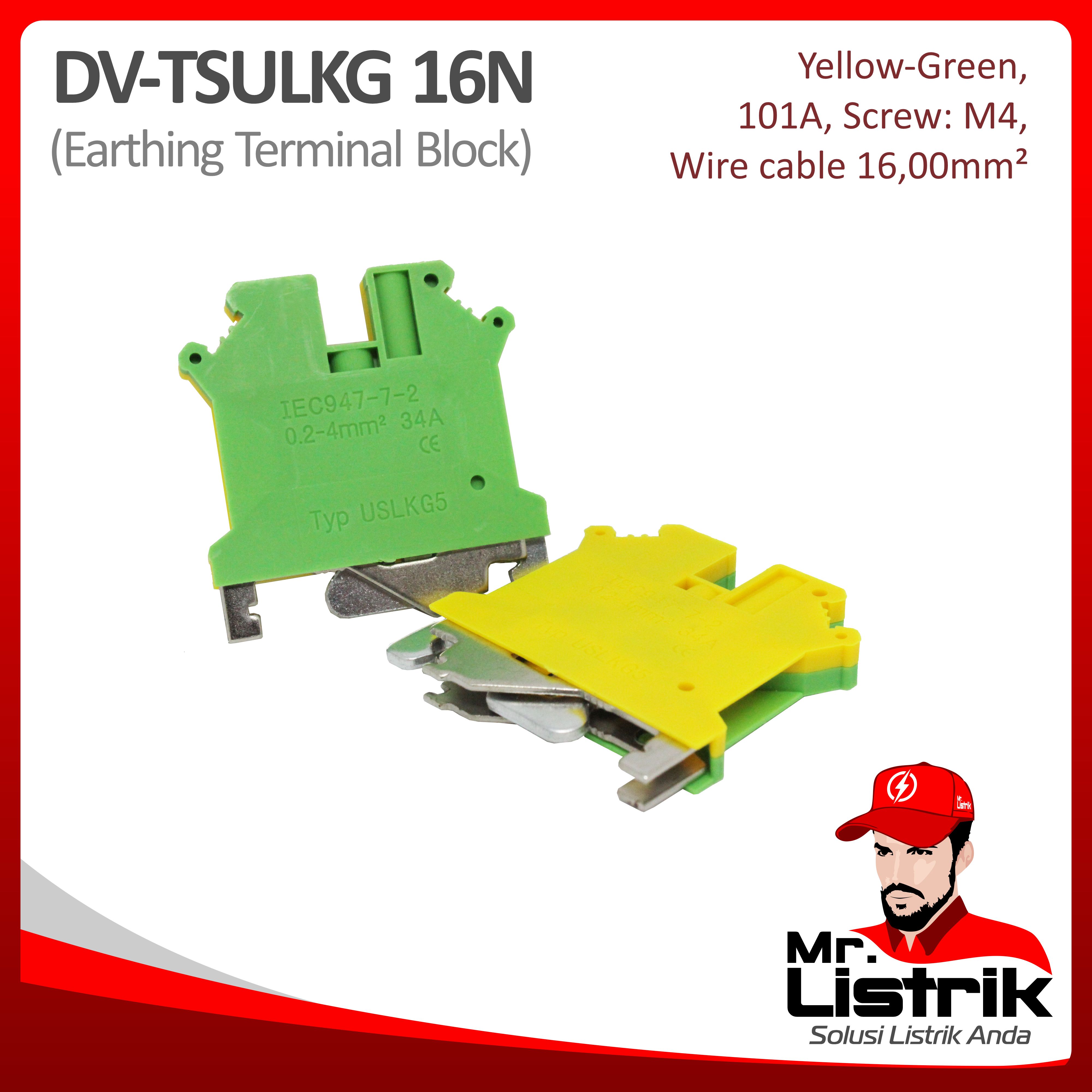 Terminal Block Type TUSLKG 16mm DV TUSLKG-16