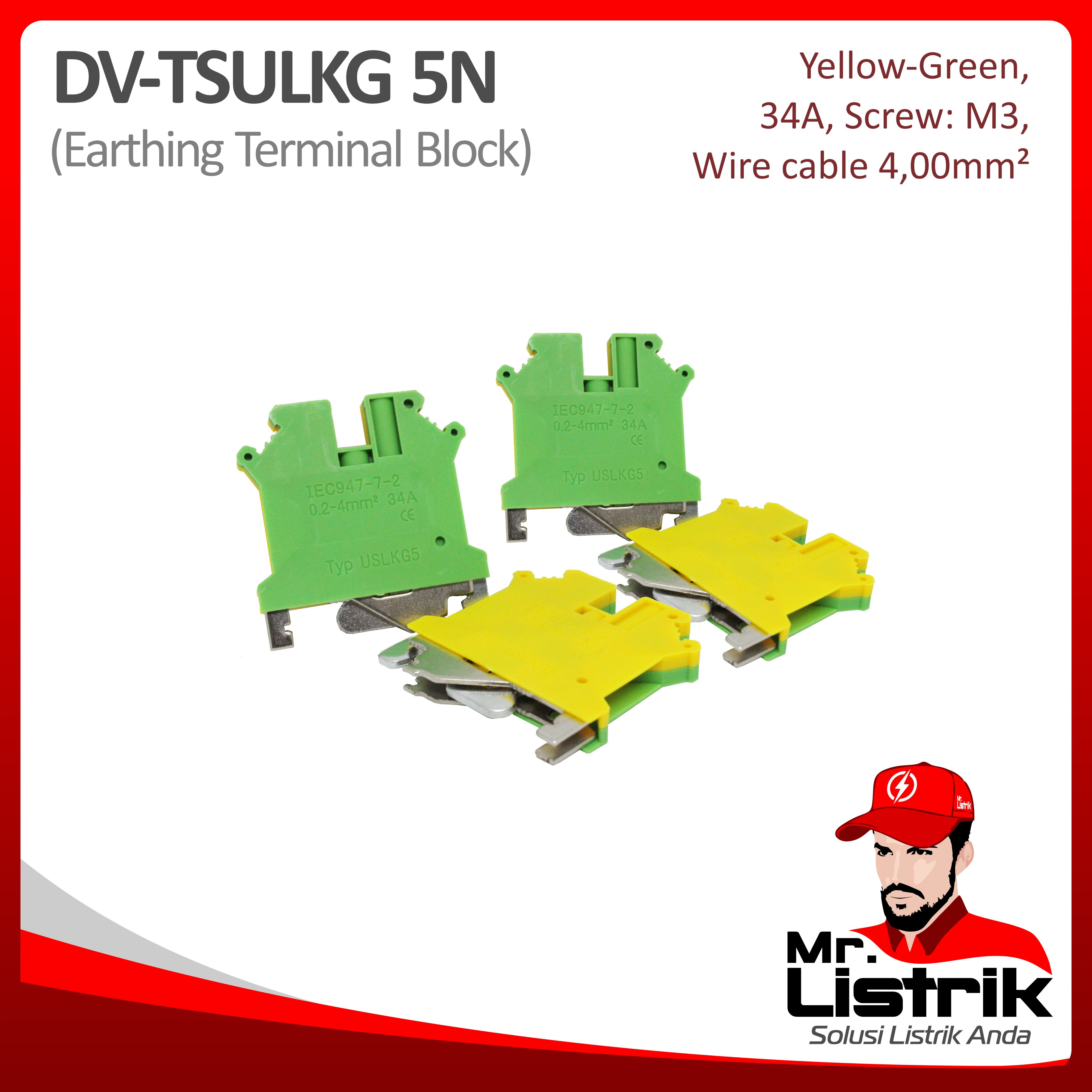 Terminal Block Type TUSLKG 4mm DV TUSLKG-5