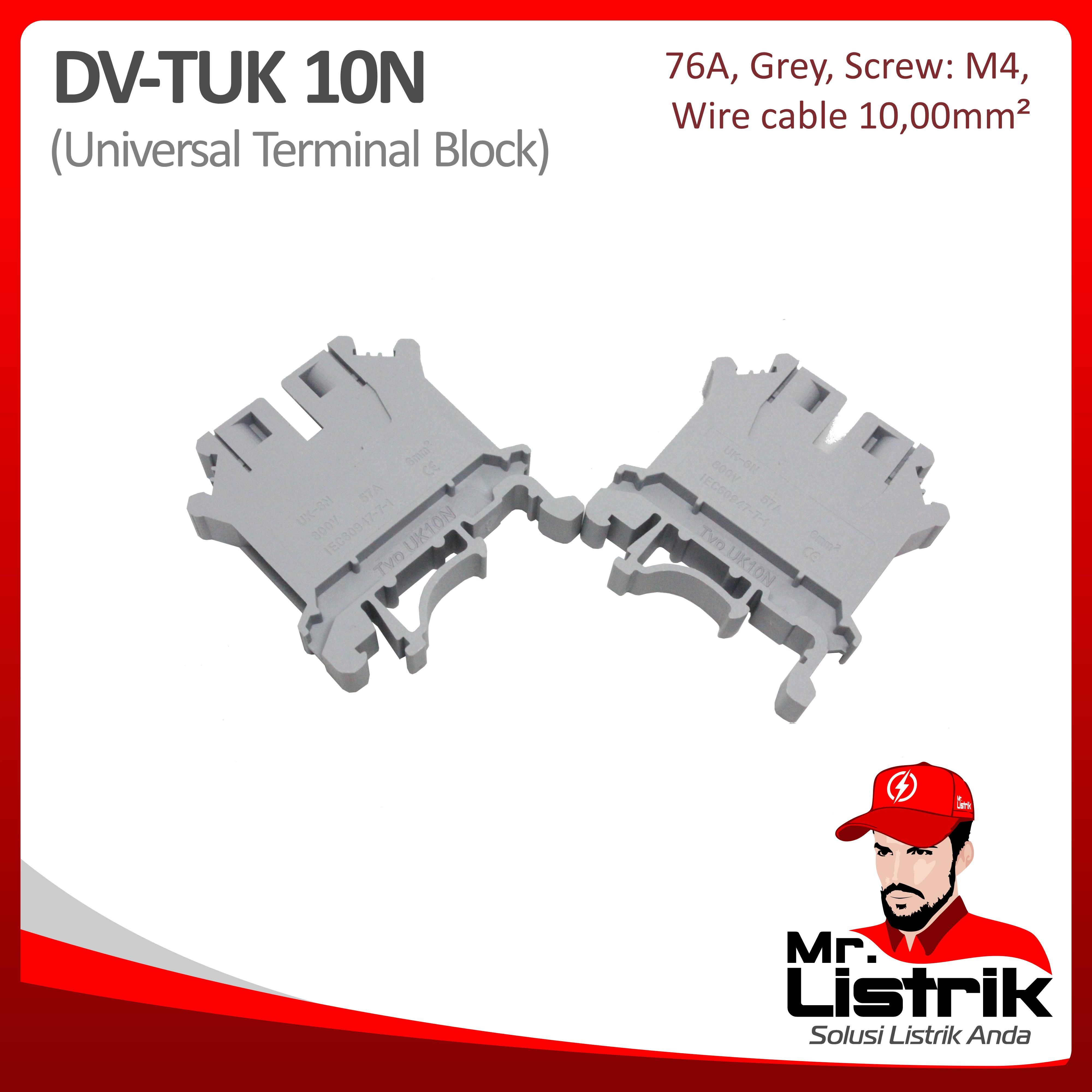 Terminal Block Type UK 10mm DV TUK-10N