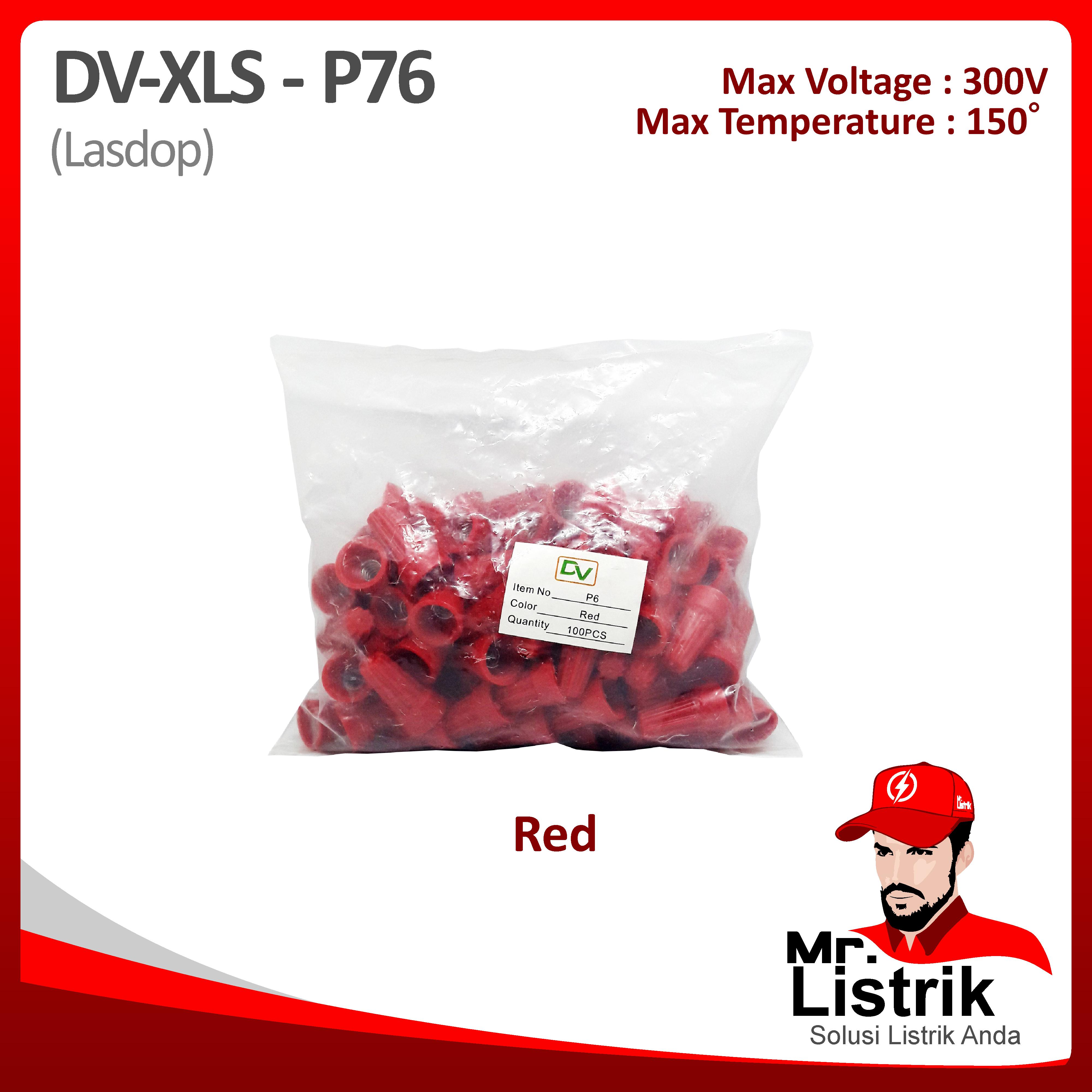 Lasdop 4-6mm Red DV XLS-P76