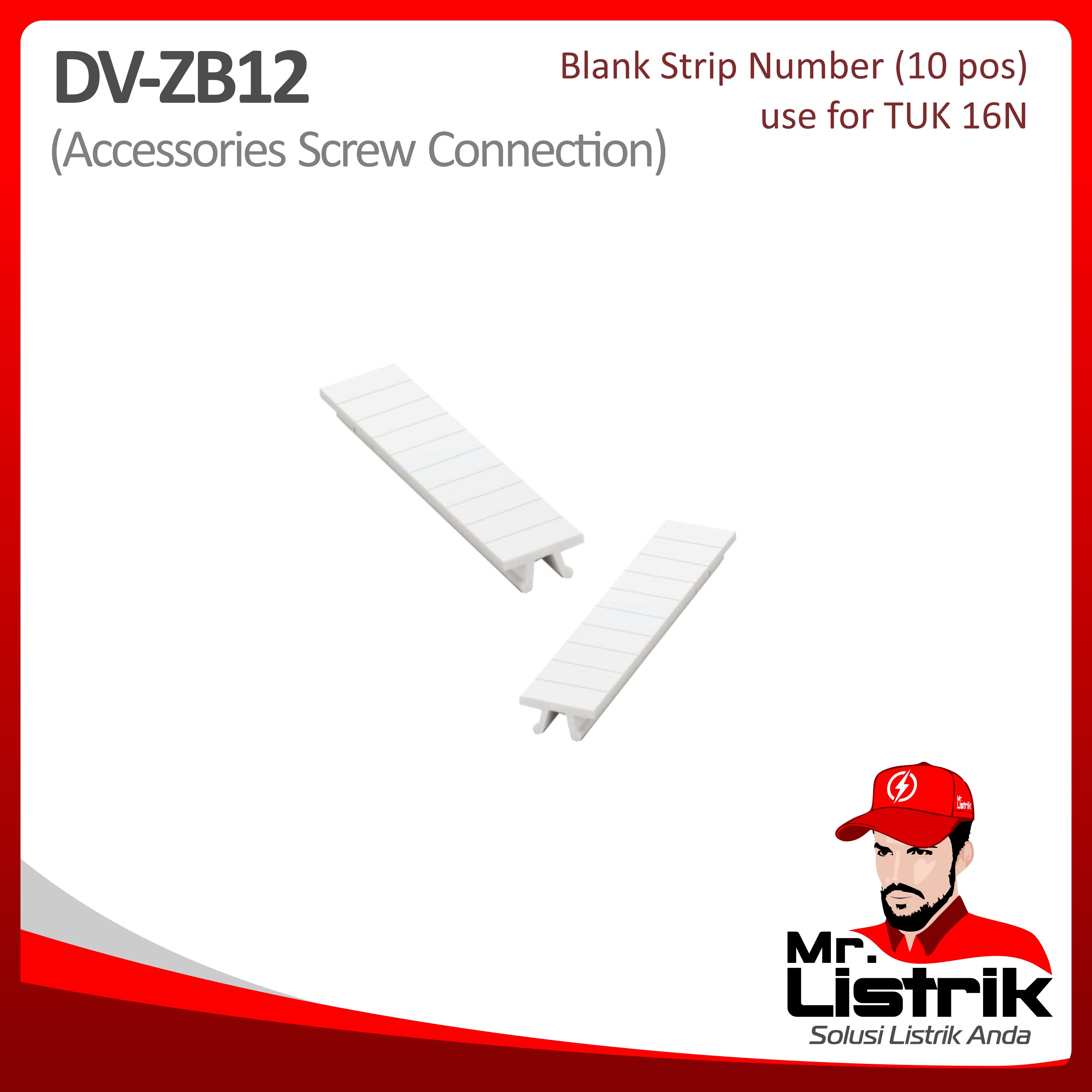 Blank Strip Teminal Block TUK16 DV ZB12