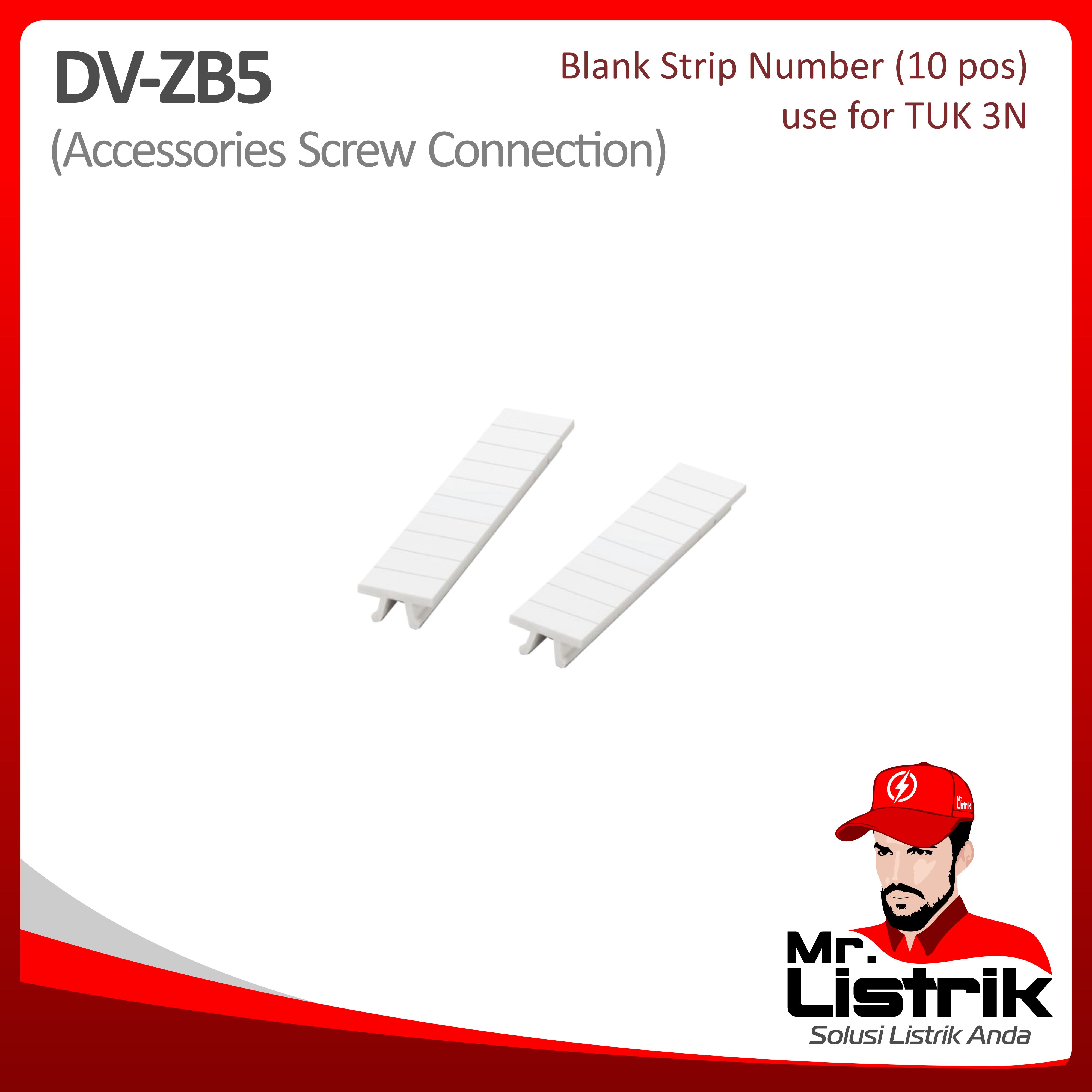 Blank Strip Teminal Block TUK3 DV ZB5