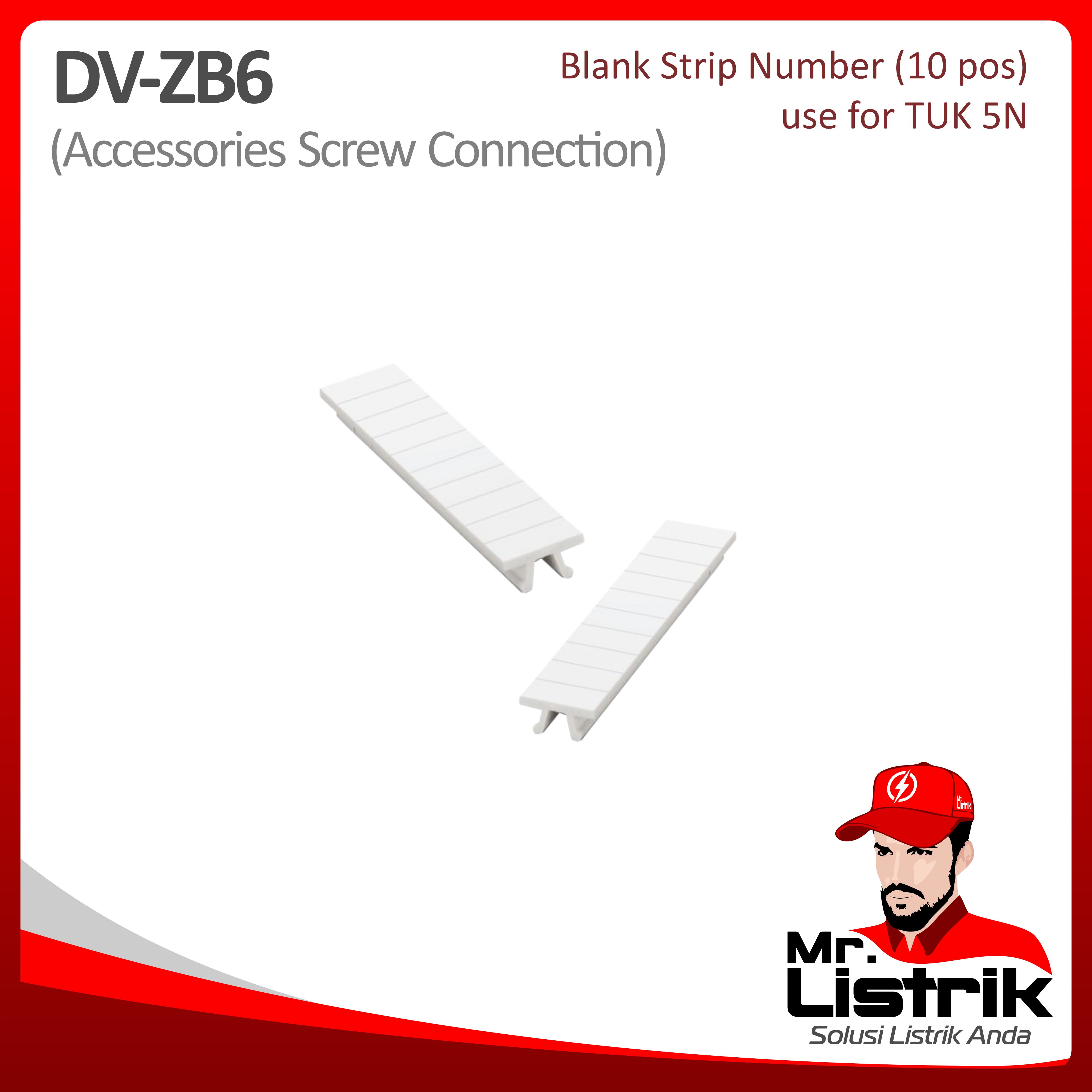 Blank Strip Teminal Block TUK5 DV ZB6