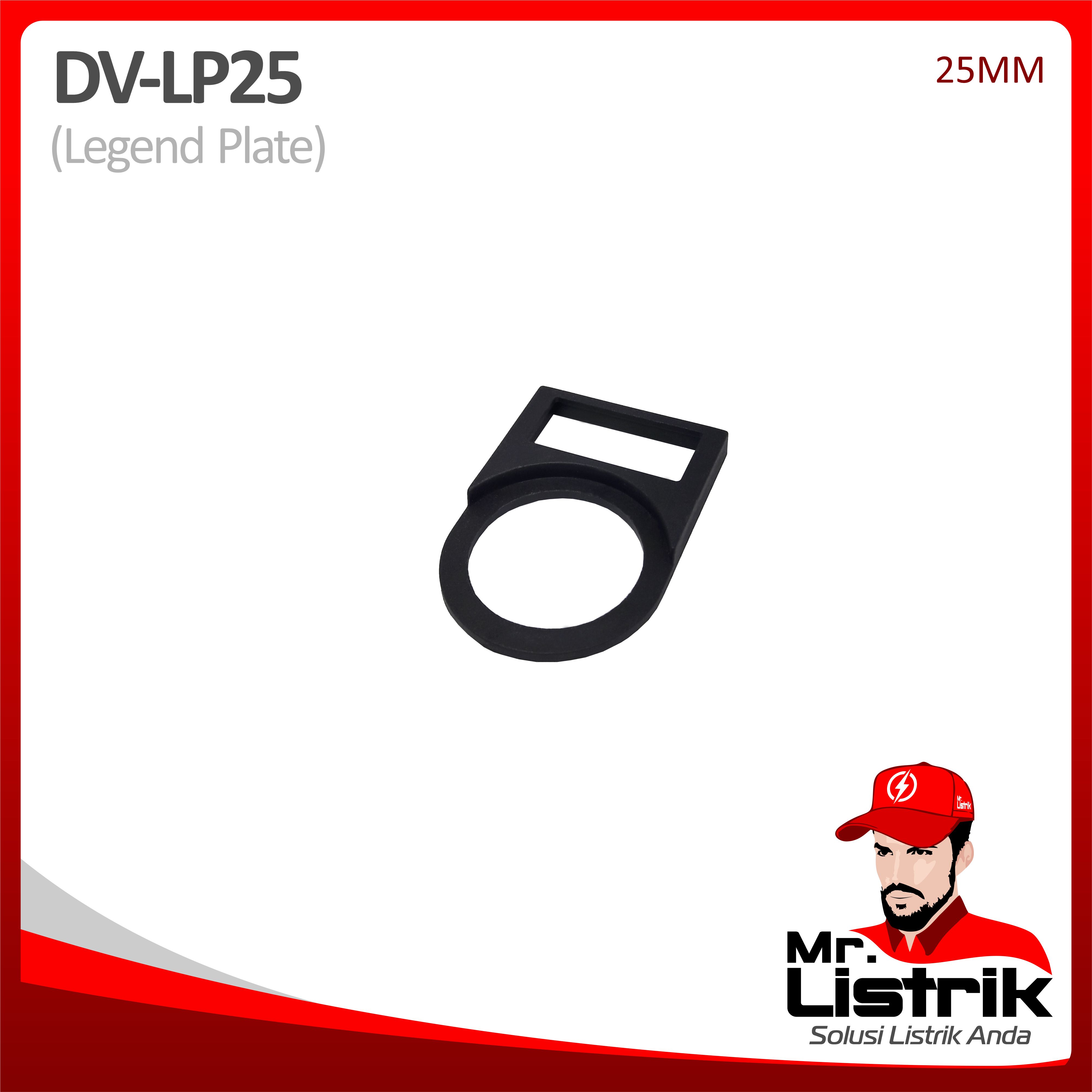 Legend Plate DV 25mm LP25