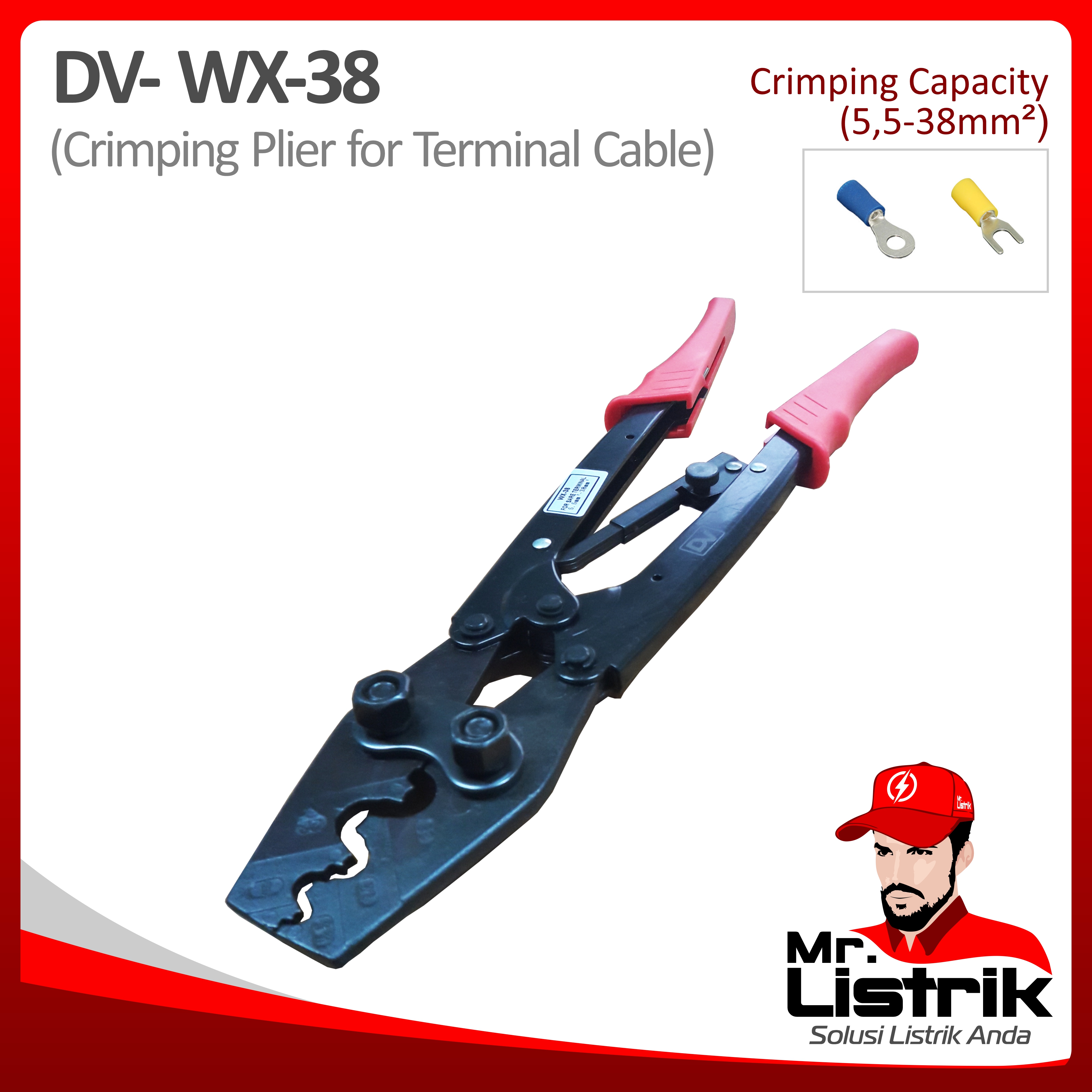 Crimping Tool For Skun 5.5-38mm DV WX-38