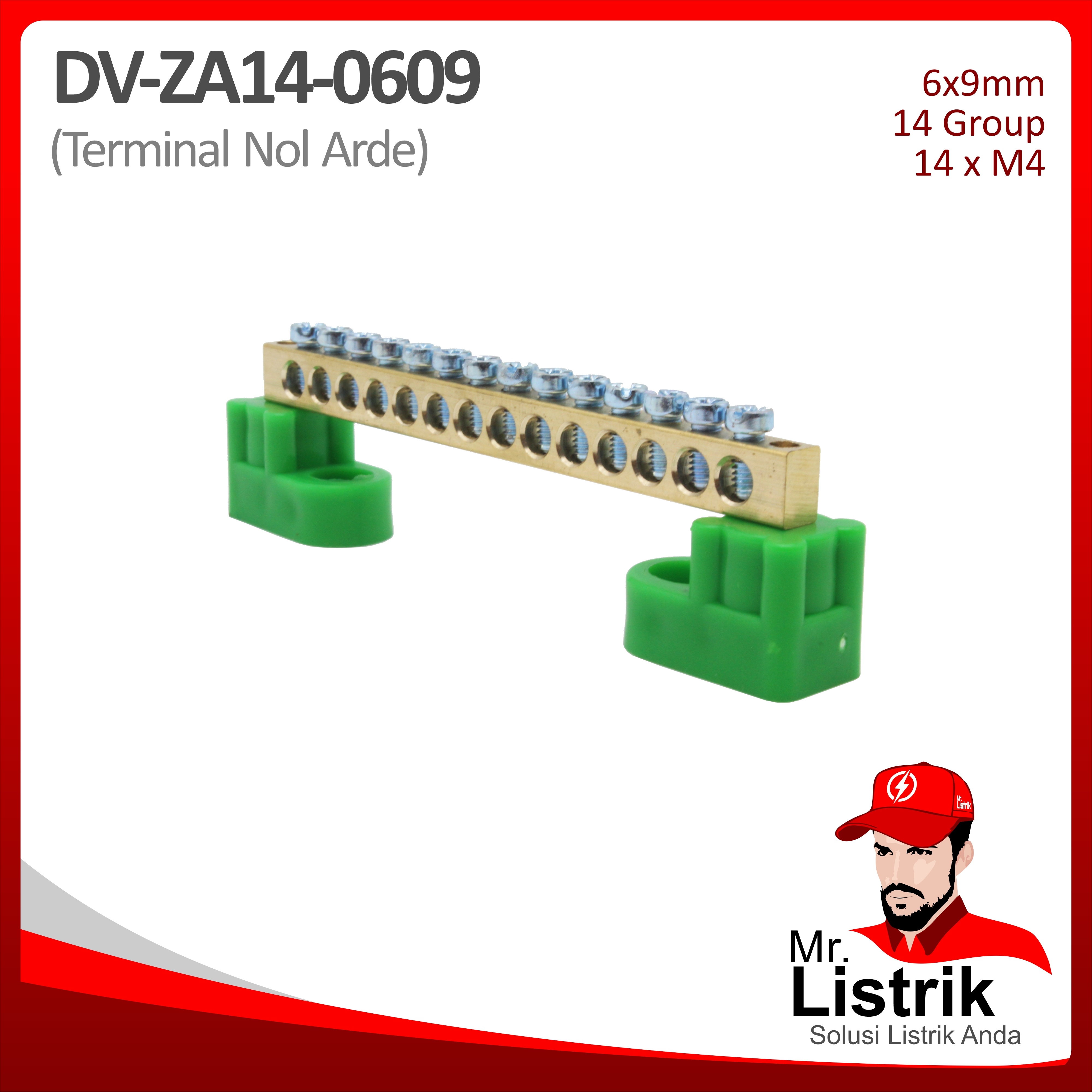 Terminal Nol Arde 14 Group 6x9mm DV ZA14-0609