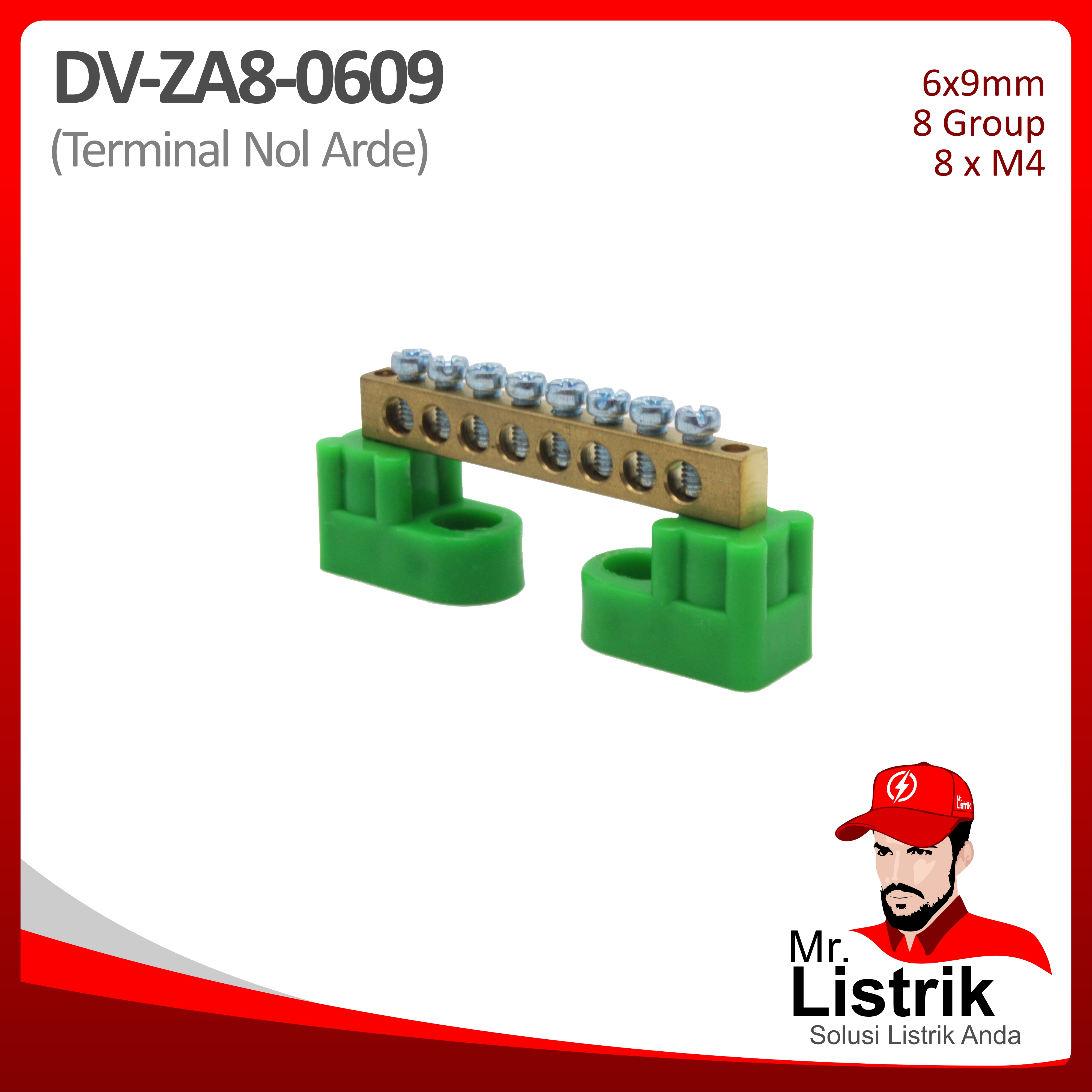 Terminal Nol Arde 8 Group 6x9mm DV ZA8-0609